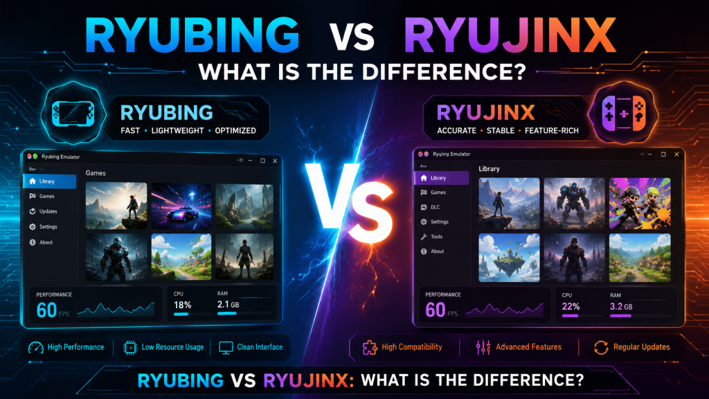 Ryubing vs Ryujinx